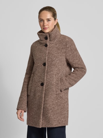 Fuchs Schmitt Mantel mit Stehkragen Taupe 4