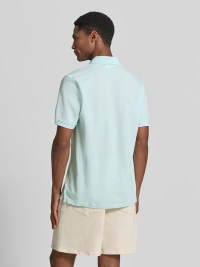 s.Oliver RED LABEL Koszulka polo o kroju regular fit z mieszanki bawełny Turkusowy 5