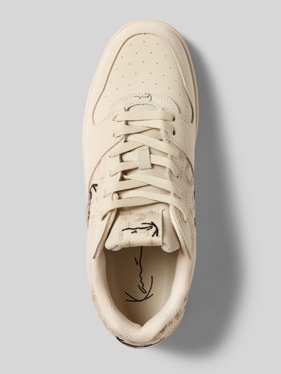 KARL KANI Sneakers met labelstitching, model 'Kani 89' Beige - 3