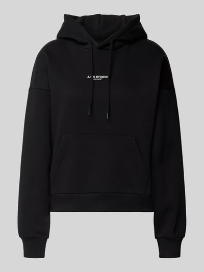 JJXX Hoodie mit Logo und Känguru-Tasche Black 1