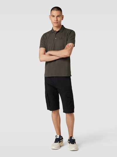 EA7 Emporio Armani Koszulka polo z nadrukiem z logo Antracytowy 1