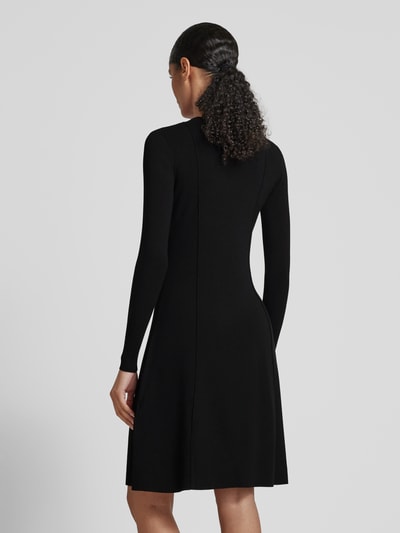 Weekend Max Mara Knielanges Kleid mit Rundhalsausschnitt Modell 'USCIO' Black 5