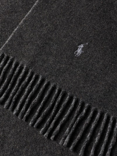 Polo Ralph Lauren Sjaal met labelstitching Antraciet - 2