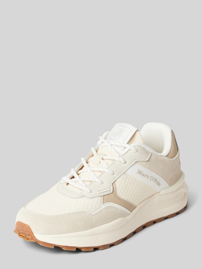 Marc O'Polo Sneaker mit Mesh-Einsatz in Wabenstruktur Beige 1