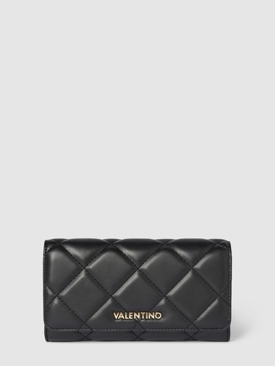 VALENTINO BAGS Portemonnaie mit Label-Detail Modell 'OCARINA' Black 1