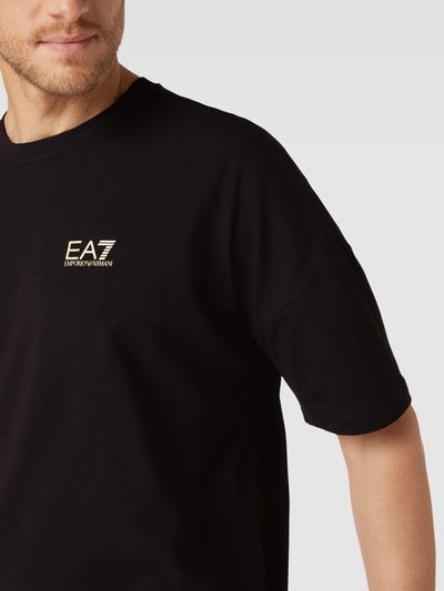 EA7 Emporio Armani T-Shirt mit Logo-Print Black 3
