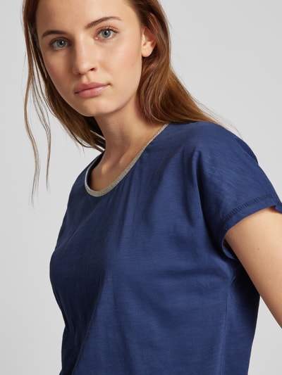 Christian Berg Woman T-shirt met siersteentjes Donkerblauw - 3