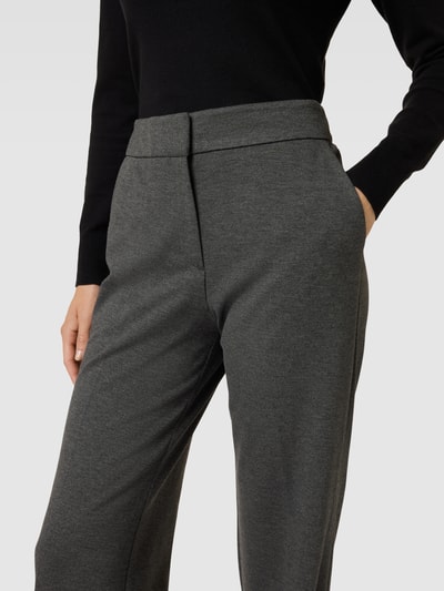 s.Oliver BLACK LABEL Stoffen broek met persplooien Middengrijs gemêleerd - 3