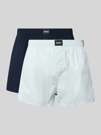 BOSS Bokserki z czystej bawełny model '2P BOXER S. CW PEACH' Jasnoniebieski 1