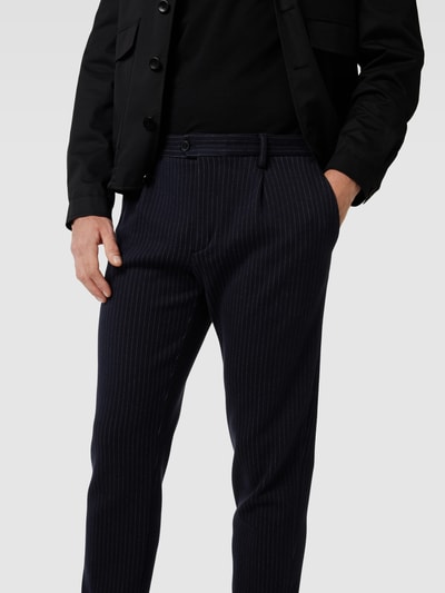 Tommy Hilfiger Pants Stoffen broek met viscose, model 'HAMPTON' Marineblauw - 3