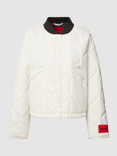 HUGO Steppjacke mit Strukturmuster Modell 'FRANDIA' Offwhite 2