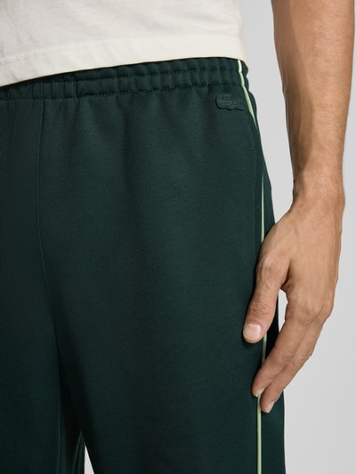 Lacoste Loose fit sweatpants van katoenmix Donkergroen - 3
