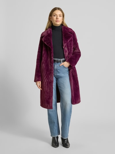 Frieda & Freddies Mantel mit Reverskragen Lila 1