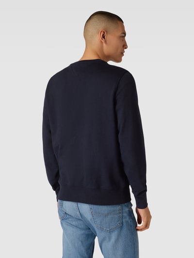 Tommy Hilfiger Sweatshirt met labelstitching Marineblauw - 5