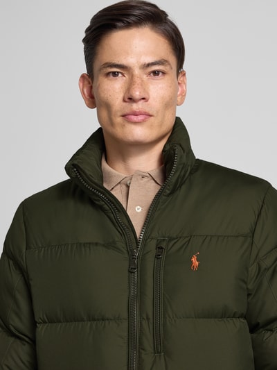 Polo Ralph Lauren Daunenjacke mit Logo-Stitching Oliv 3