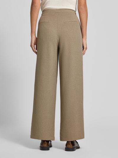 YAS Wide Fit Hose mit Gürtel Modell 'CASO' Taupe 5