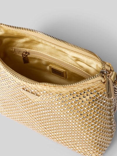 Guess Torba na ramię z detalem z logo model ‘ZALINA’ Złoty 5