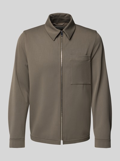 Drykorn Overhemdjack met ritssluiting, model 'NIKANO' Leem - 2