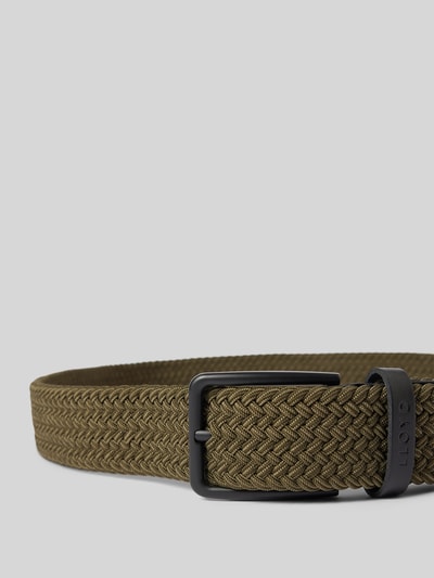 Lloyd Men's Belts Gürtel in Flecht-Optik Oliv 2