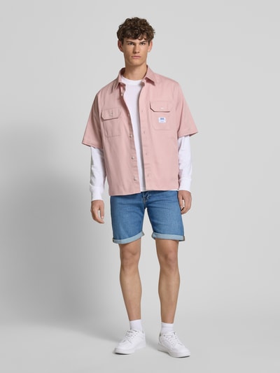 Jack & Jones Regular Fit Jeansshorts im 5-Pocket-Design Modell 'RICK' Blau 1