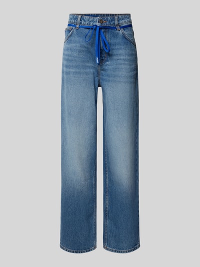 Hugo Blue Jeans met tunnelkoord, model 'Leni' Jeansblauw - 1