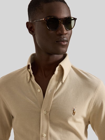 Polo Ralph Lauren Koszula casualowa o kroju regular fit z czystej bawełny Beżowy 3