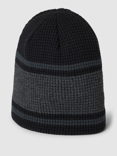 Müller Headwear Czapka beanie z imitacji dzianiny Czarny 1