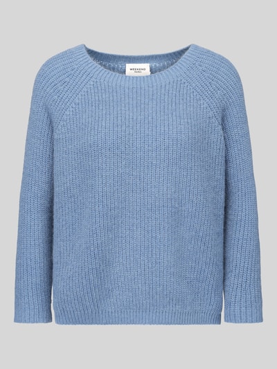 Weekend Max Mara Regular Fit Pullover mit Mohair-Anteil Modell 'XENO' Hellblau 2