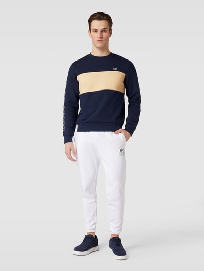 Lacoste Sweatshirt met ronde hals Donkerblauw - 1