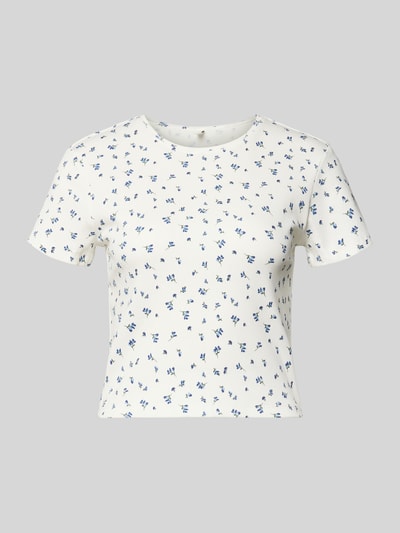 ONLY regular fit T-shirt van katoenmix model 'FENJA' Wit - 2