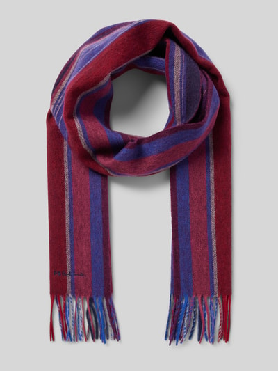 PAUL SMITH Sjaal met wolgehalte Rood - 1