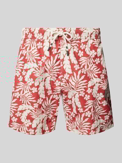 Hartford Badehose mit elastischem Bund Rot 1