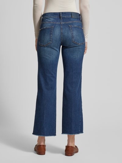 Cambio Straight leg jeans in verkorte pasvorm, model 'FRANCESCA' Blauw - 5