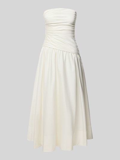 Produktfoto, Cocktailkleid im Off-Shoulder-Look Modell 'Ashton' von Forever New, A-Linie, Midikleid, cremeweiß, Baumwoll-Elasthan-Mix