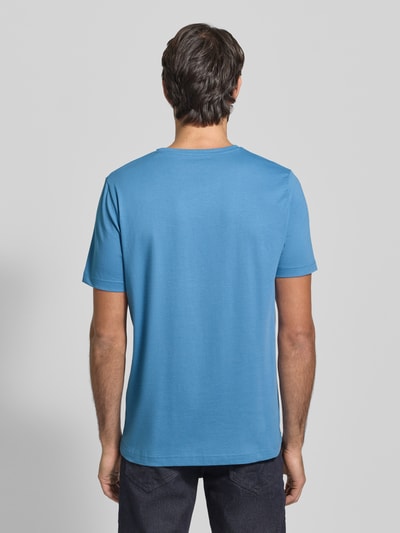 Fynch-Hatton T-shirt met logoprint Jeansblauw - 5