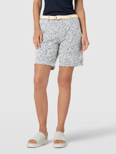 Esprit Bermudas mit Gürtel Weiss 4