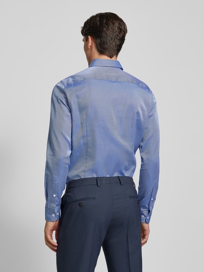 JOOP! Slim fit zakelijk overhemd met kentkraag Bleu - 5