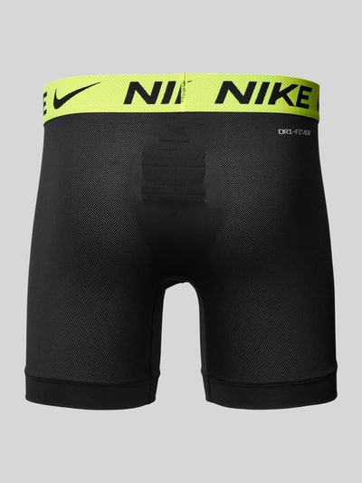 Nike Boxershorts mit elastischem Logo-Bund im 3er-Pack Black 3