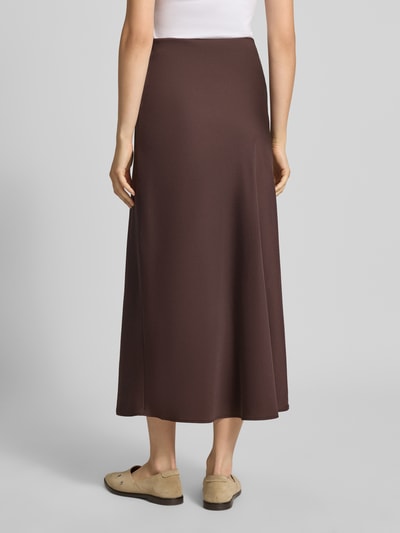 ONLY Vloeiende maxi-rok met elastische band model 'CHIGO' Donkerbruin - 5