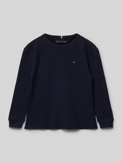 Tommy Hilfiger Kids Longsleeve mit Label-Stitching Marine 1