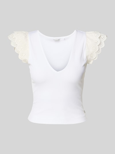Guess Top in Ripp-Optik Modell 'DAHLIA SANGALLO' Weiss 2