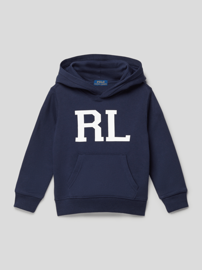 Polo Ralph Lauren Kids Hoodie met labeldetail Marineblauw - 1