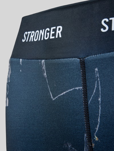 Stronger Legginsy sportowe z nadrukiem z motywem  2