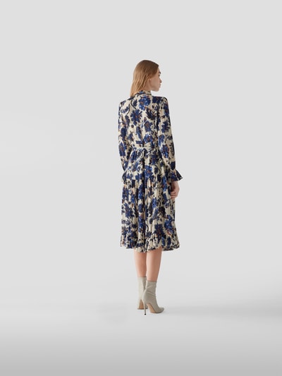 Diane von Furstenberg Midikleid mit floralem Muster Helltuerkis 5