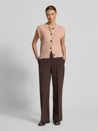 Scotch & Soda Strickweste mit Rundhalsausschnitt Hellrosa 1