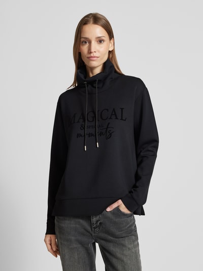 Christian Berg Woman Sweatshirt mit Statement-Print Black 4