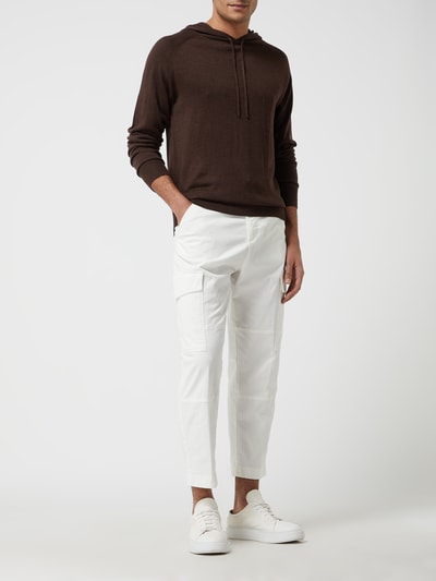 Marc O'Polo Relaxed Fit Cargohose mit Stretch-Anteil Modell 'Runemo Worker' Offwhite 1