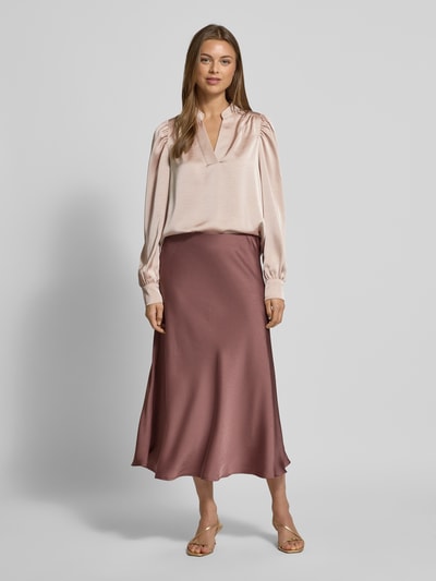 Neo Noir Bluzka z dekoltem w serek model ‘Rosslyn’ Écru 1