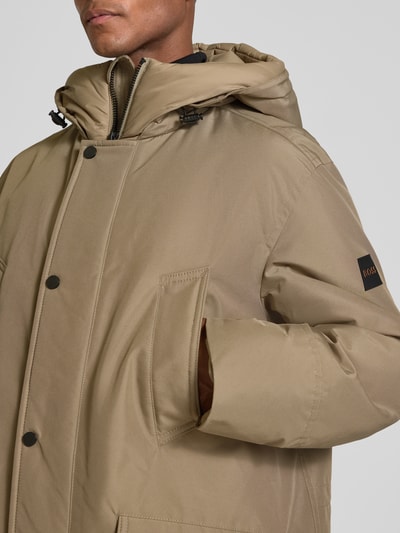 BOSS Orange Relaxed Fit Parka mit Kapuze Modell 'OSIASS1' Oliv 3