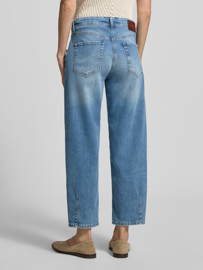 CAMBIO Barrel Fit Jeans aus Baumwoll-Mix Modell 'ELIN' Jeansblau 5